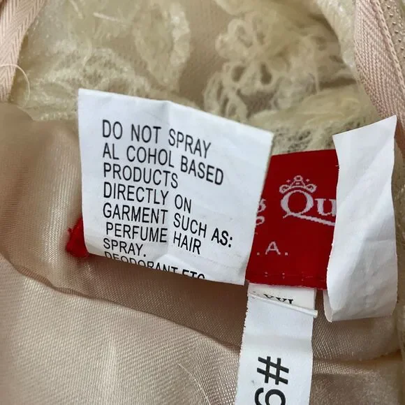 DANCING QUEEN Sequined Rhinestones short cocktail party Prom Dress XXL Ivory - Picture 6 of 10